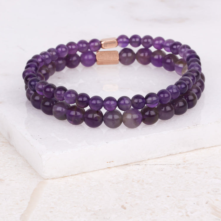 Inspiration Co. Amethyst Bracelet