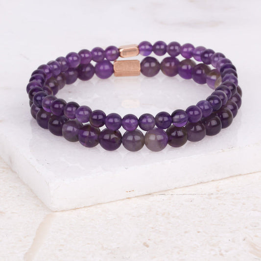 Inspiration Co. Amethyst Bracelet