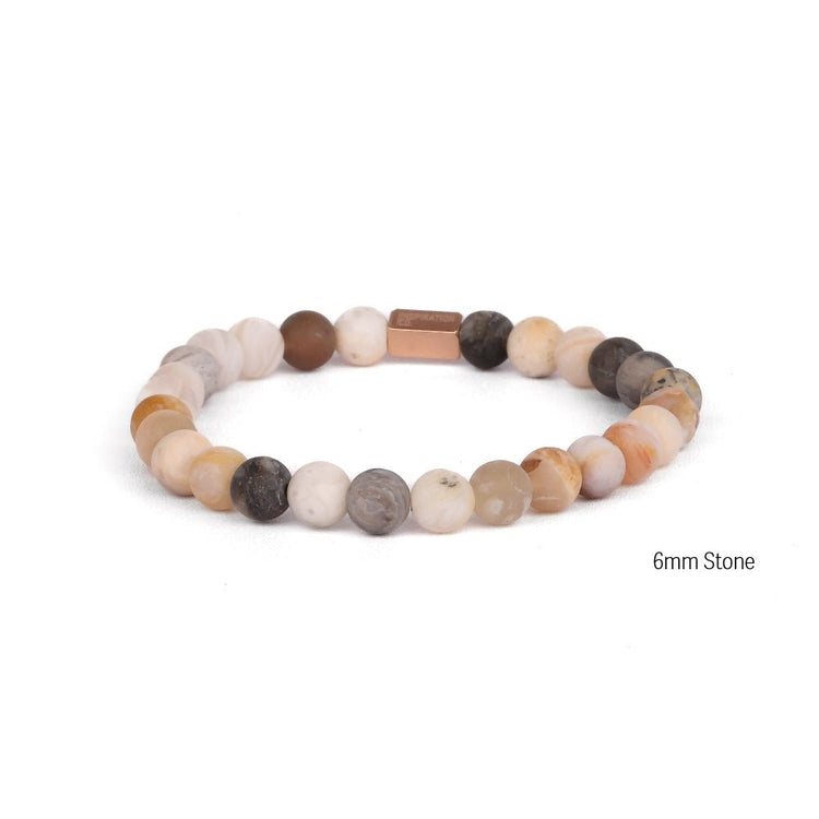 Inspiration Co. Bamboo Agate Bracelet